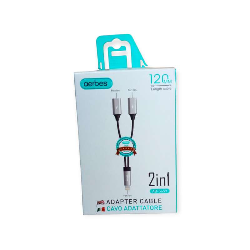 Aerbes AB-S659 IOS TO IOS+IOS Adapter Cable