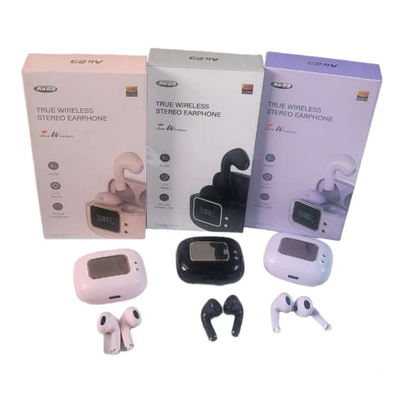STN-27 TWS Digital Bluetooth Headset Witth LED Display Case