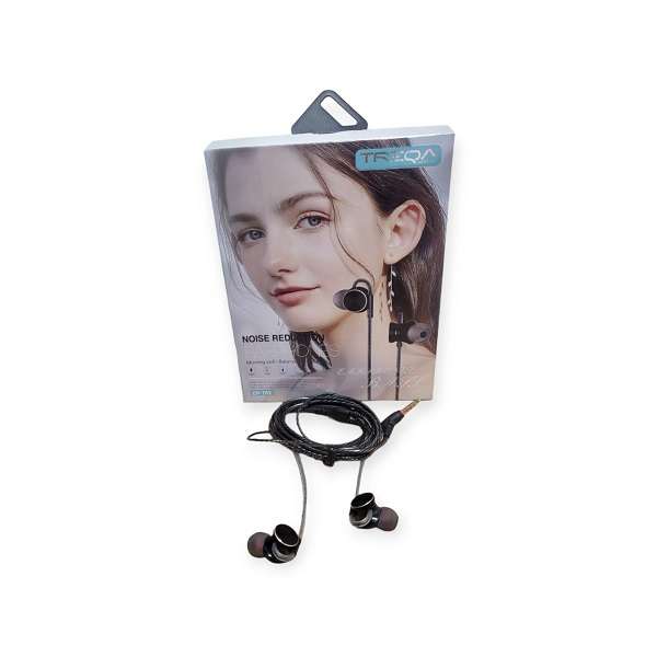 Treqa EP-762 Noise Reduction 3.5mm Wired Earphone