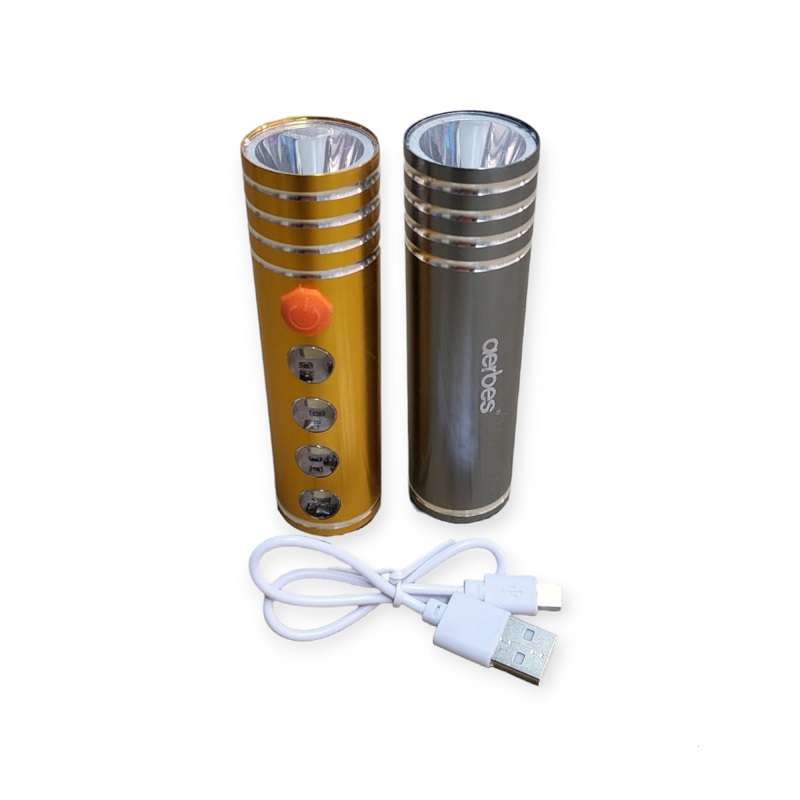 Aerbes AB-SD32 Portable USB Rechargeable Super Bright Flashlight 50W