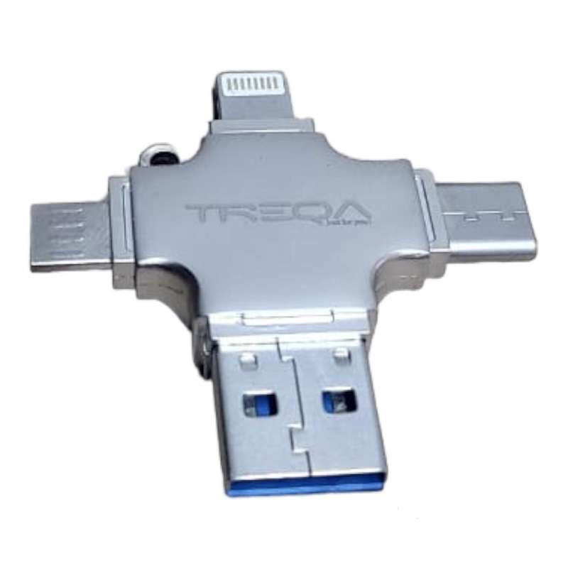 Treqa USB-12  Multi-functional Card Reader  4 In 1