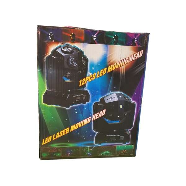 Pemin Plus PM-010 Moving 12 LED Heads Laser Stage Light
