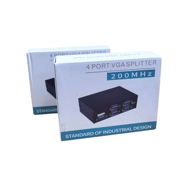 SE-L36-4  VGA 1 to 4 Port Splitter 200MHz