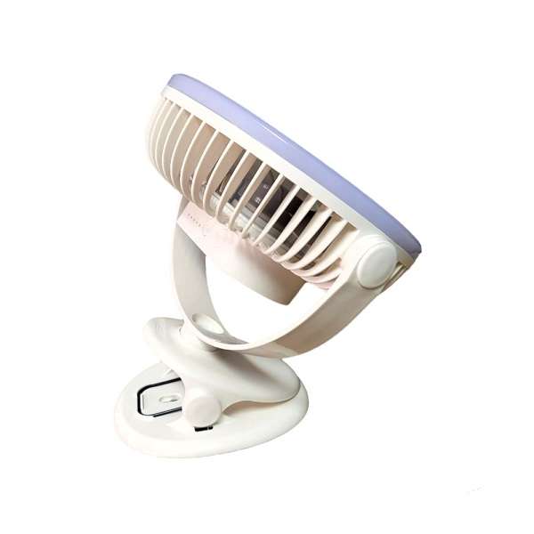 Aerbes AFSD10 USB Rechargeable Table Clip Fan With 2400mah Battery