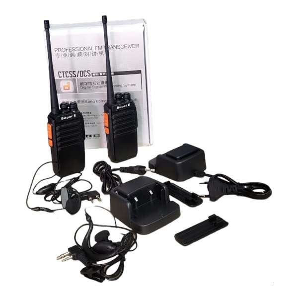 Super E-T8  Dual Walkie Talkie 8W 4.2V 1500Mah Battery