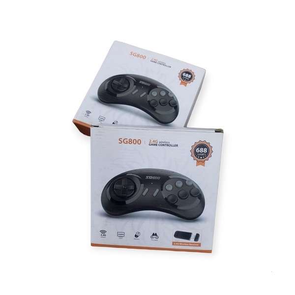 SG800 Wireless Gamepad Controller For Sega Genesis Built-in 1500+ Games HDMI-Compatible TV Game