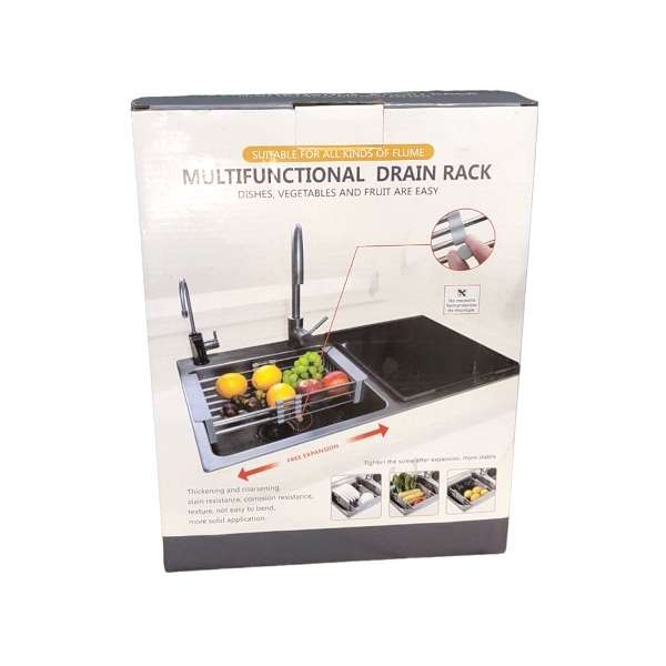 XF0873 Multi-Functional Drain Rack With Adjustable Arms Holder