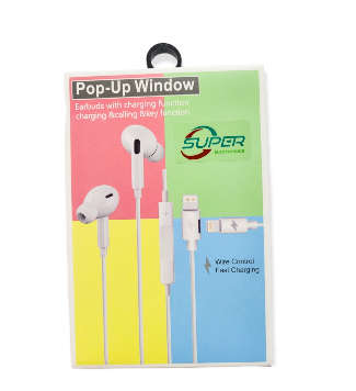 Pop Up Window iPhone Earphone