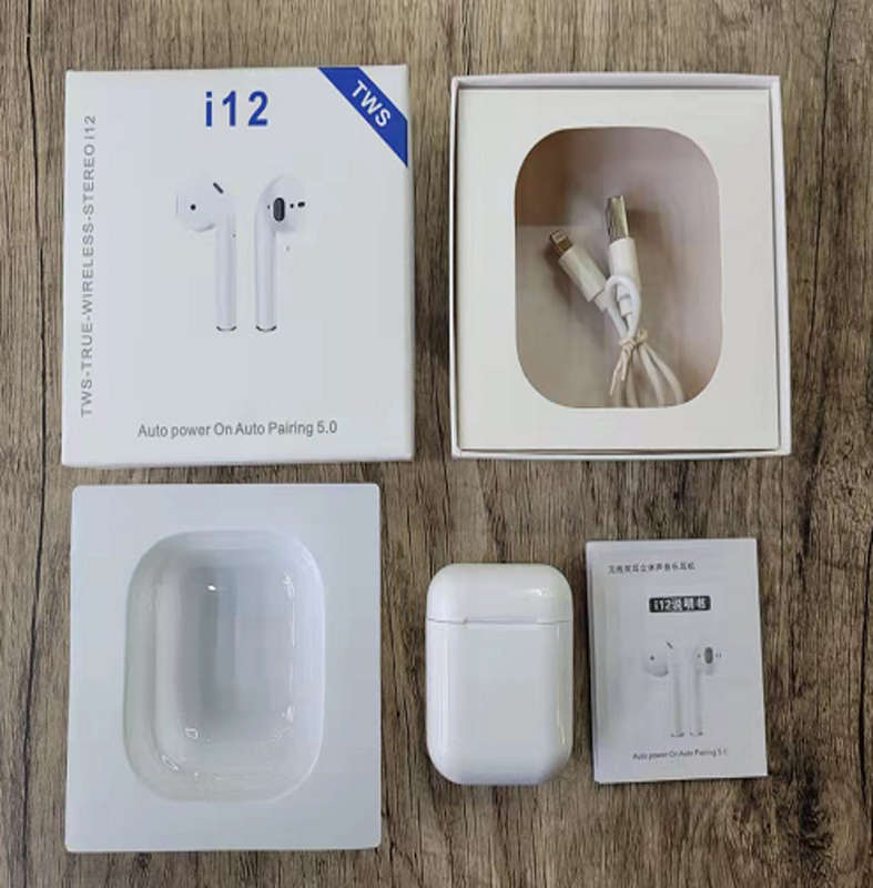 i12 Wireless Bluetooth Earphones