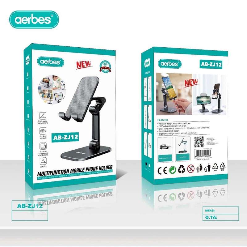 Aerbes AB-ZJ12 Foldable Desktop Mobile Phone Holder