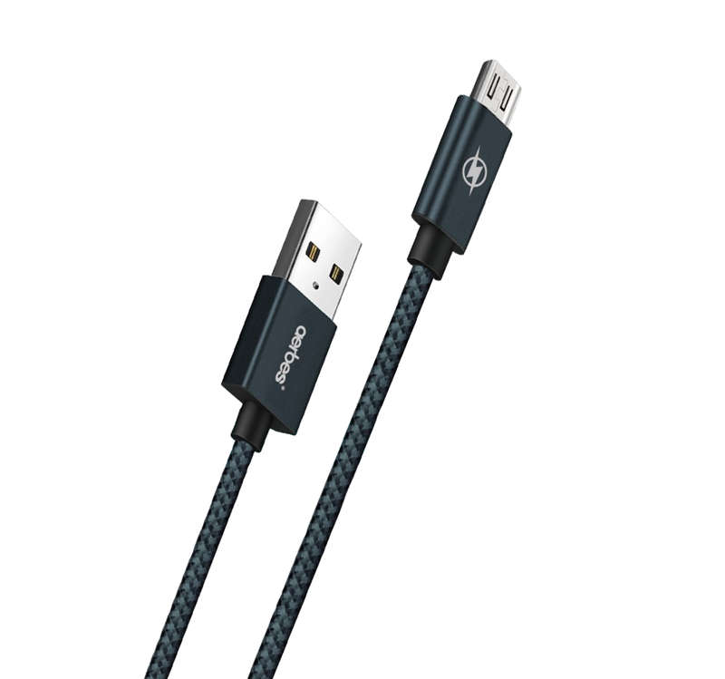 Aerbes AB-S070M Nylon Braided Micro USB Cable QC3.0 Fast Charging 3.0A 1M