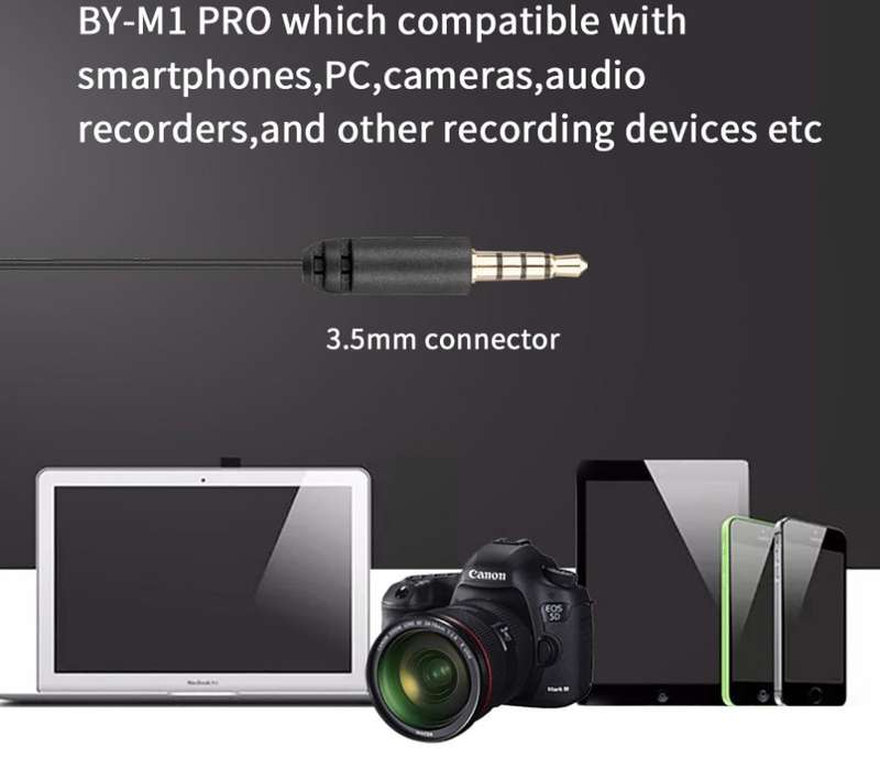BY-M1 Pro Lavalier Condenser Microphone