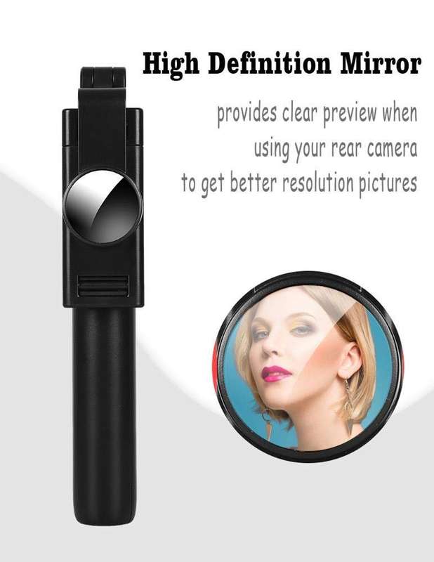 Ananas AS-50425 Bluetooth Selfie Stick Integrated Tripod For IOS And Android K10
