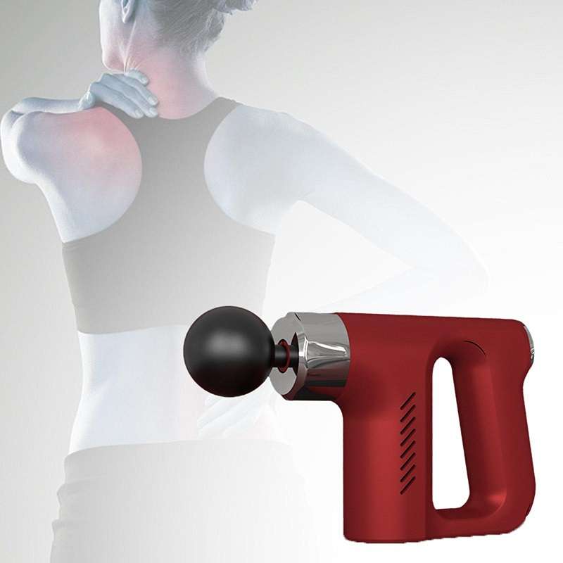 Aorlis AO-77942 Rechargeable Adjustable 5 Speed Electric  Massage Gun 4 In 1