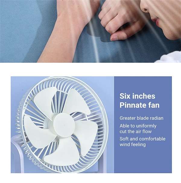 Z541 Rechargeable Multifunctional Night Light Fan