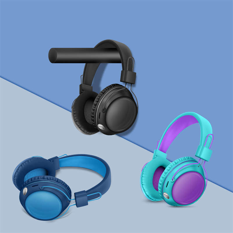 AKZ B60 Bluetooth 5.3 Foldup Headset FM Radio Micro SD Card Slot Comfort Fit + Built in LED