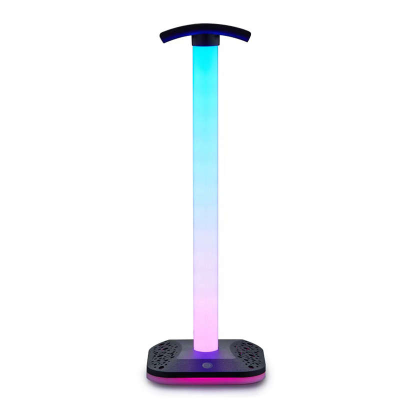XF0799  RGB Universal Desktop Headphone Stand Anti Scratch T-20