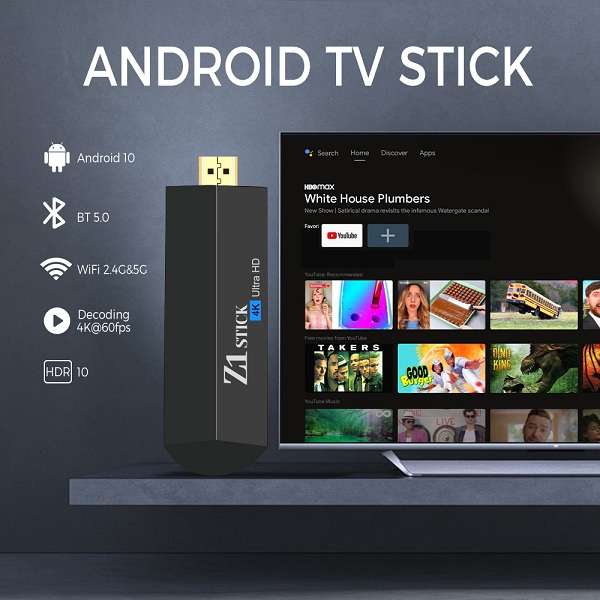 Z1 TV Stick Android 12  4GB 64GB HDMI 2.0 4K HDR