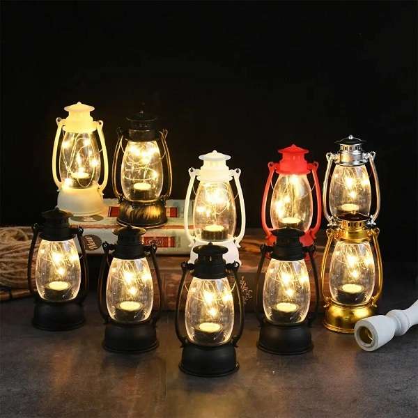 Battery Operated Simulated LED 12 Lantern Candle