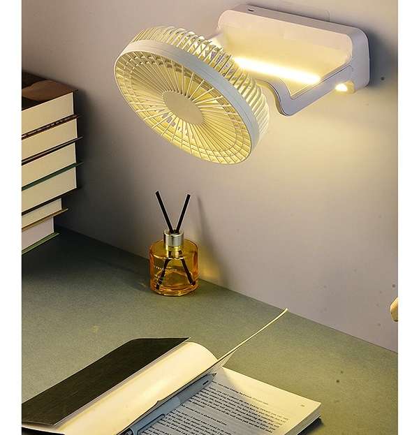Z541 Rechargeable Multifunctional Night Light Fan