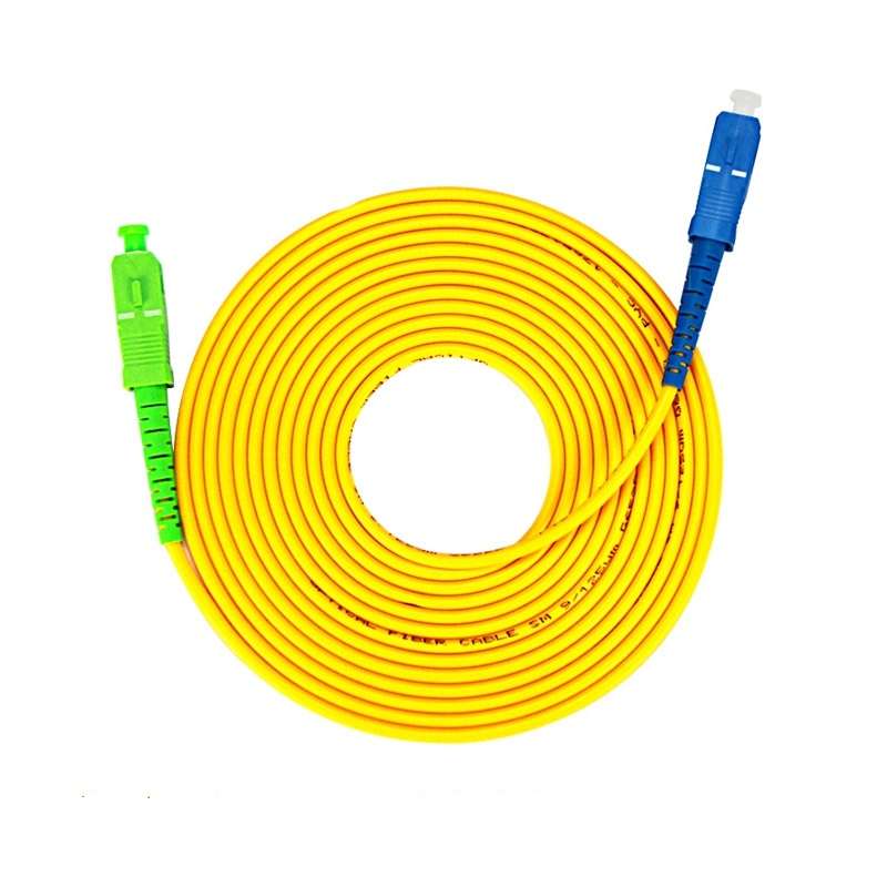 XF0165-3 SC/APC  LC/UPC Simplex Single Mode Fiber Optic Patch Cord 2.0mm 10M