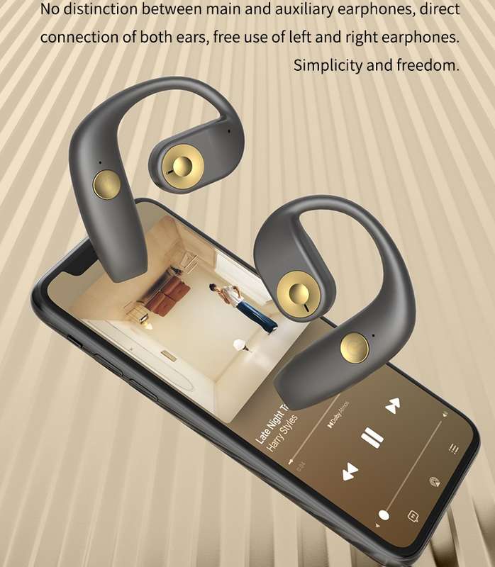 Aerbes AB-EJ02 Ear Hook Bluetooth 5.2 Sports Earphone