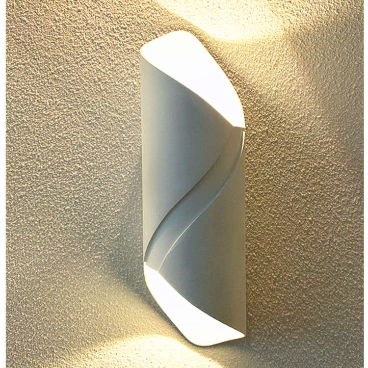 Aluminum Alloy 10W COB White+ Warm White Wall Light