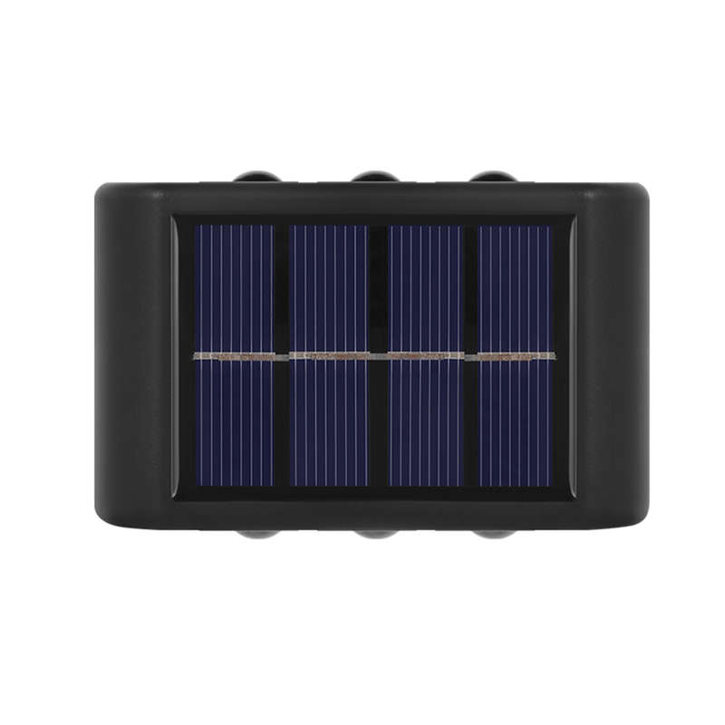 FA-06LED Portable Solar Powered Up and Down LED Outdoor Wall Lights 6LED White 4Pcs