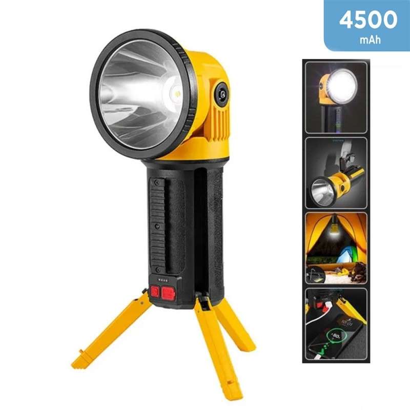 FA-W5164-1 Multi-Function Portable LED Searchlight COB Support Mobile Phone Charging