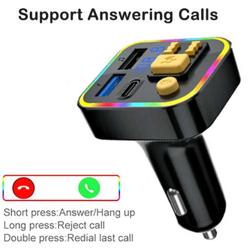 M6 Bluetooth FM Modulator with PD Charger