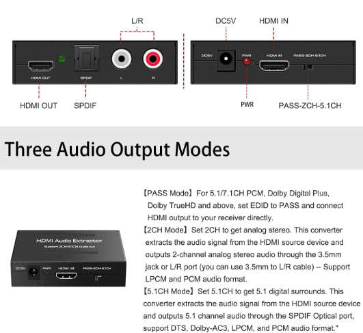 XF0098 HDMI Audio Return Channel Adapter
