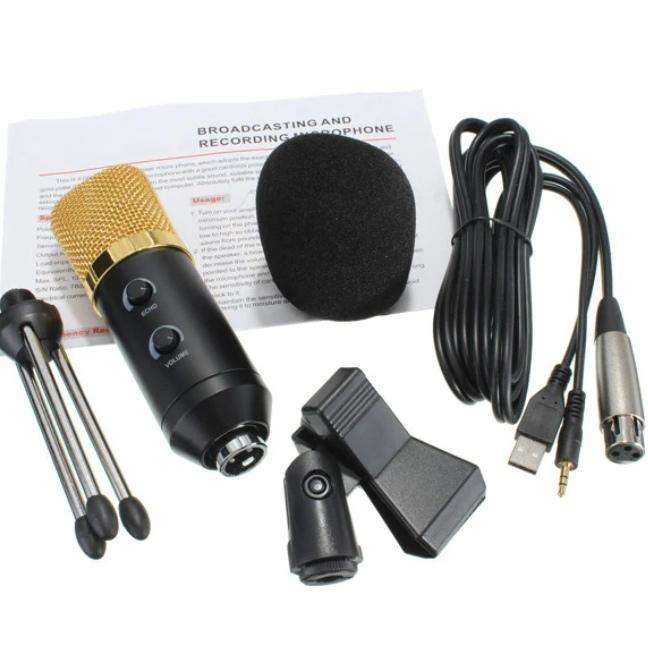 XF0124 USB Condenser Microphone With Stand