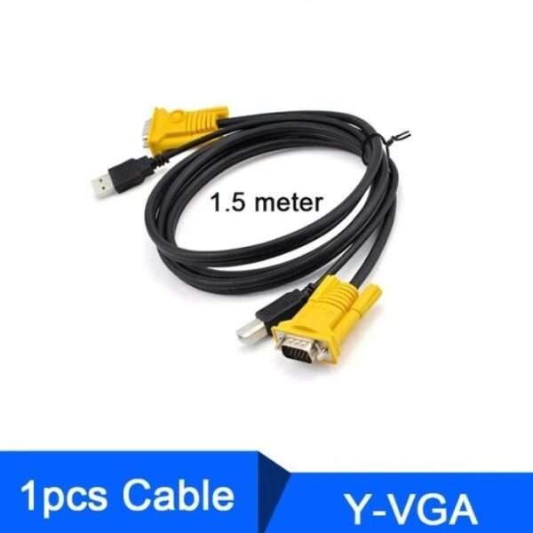 XF0183 1.5m USB KVM Cable
