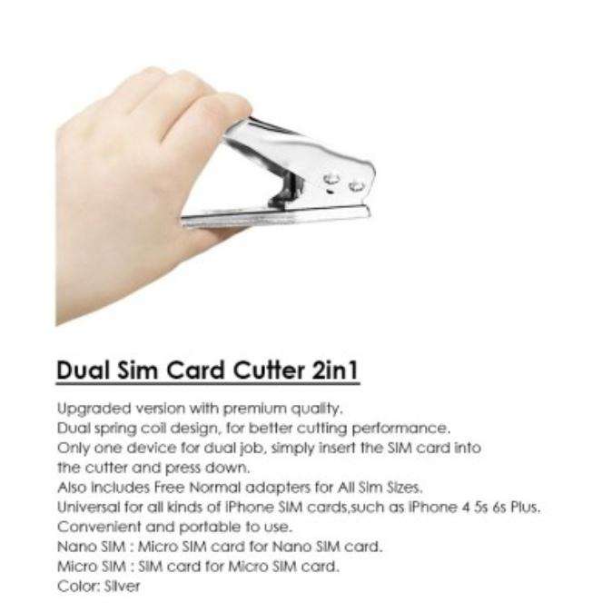 XF0234 2 In 1 Micro Sim Cutter