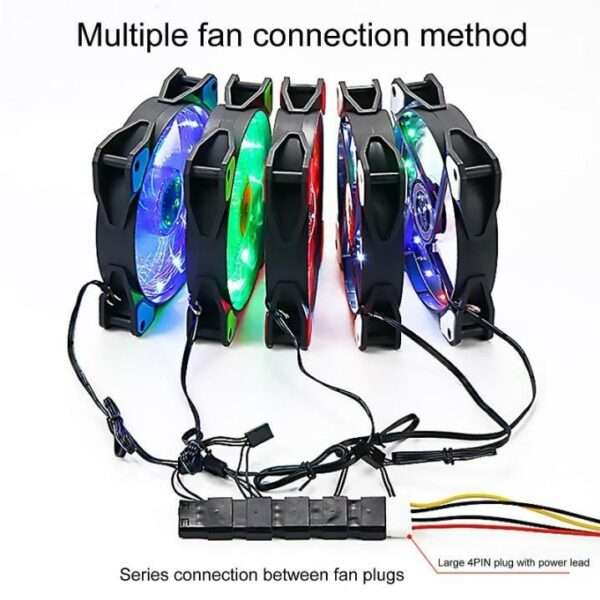XF0454 Computer Host Light-Emitting Fan 15 Lights