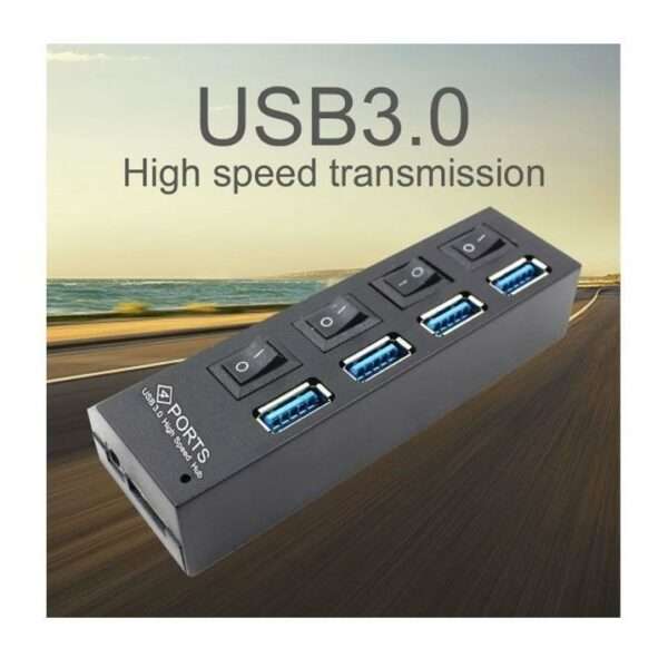 Aerbes AB-C226 USB 3.0 High Performance 4-Port USB Hub
