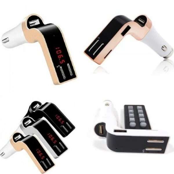 590 Bluetooth MP3 FM Transmitter Hands-free Car Kit Charger with Remote