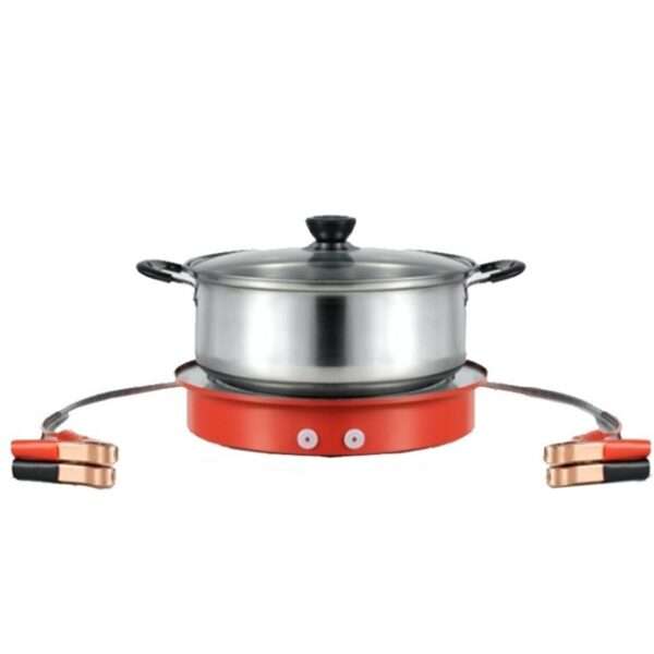 Single Plate Stove With Battery Leads 12V 450W