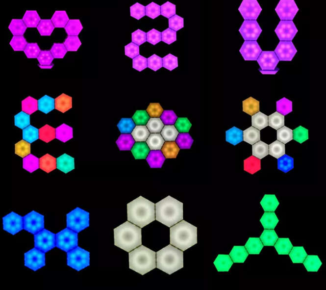 FA-6+1 Battery Operated 6 LED Tap Light With Remote Control RGB