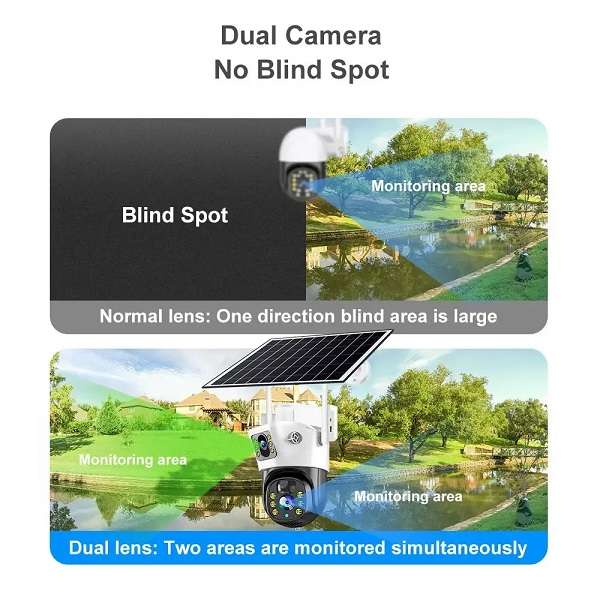 VCS09-4G Solar Powered Outdoor Camera With V380Pro App
