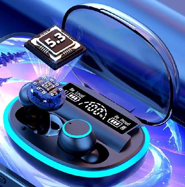 Treqa BT-36 Bluetooth Headset with Display 500mah Battery