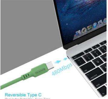 Type-C Colourful Maracon Fast Charging Cable