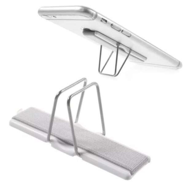 015 Universal Phone Holder Mount Finger Grip Elastic Band Strap With Stand For Smartphone Kickstand