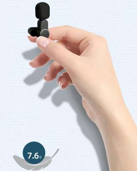 K8 Wireless Lavalier Portable Audio Video Recording Mini Microphone