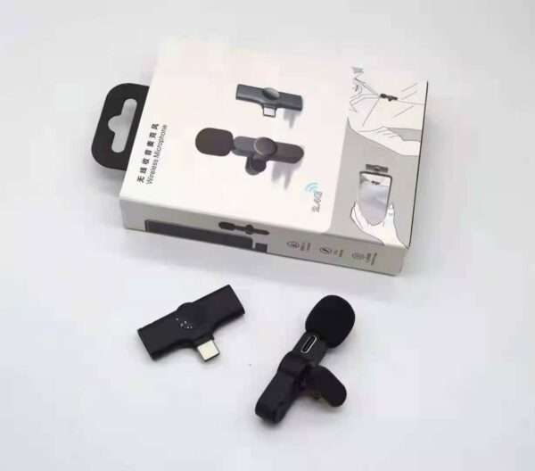 K8 Wireless Lavalier Portable Audio Video Recording Mini Microphone