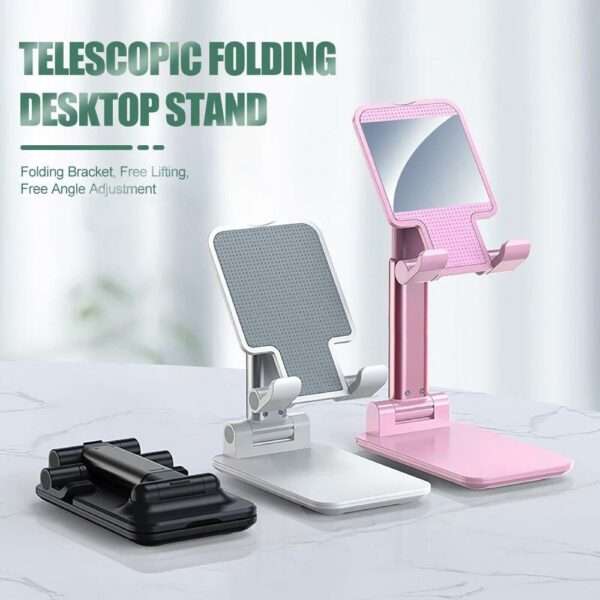 075 Foldable Adjustable Alloy Plate Tablet Phone Stand