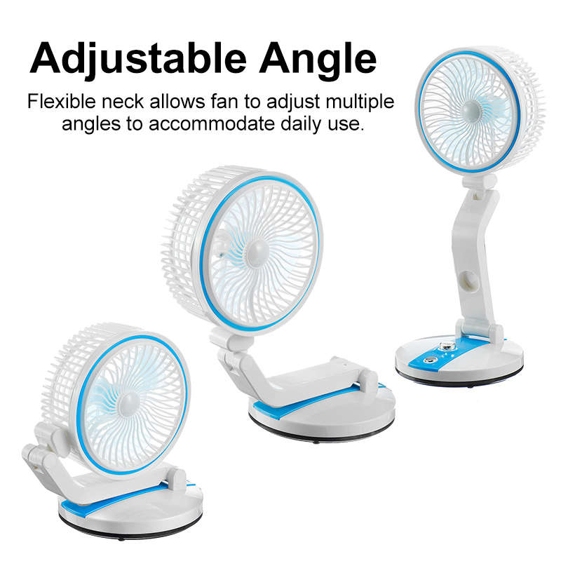 FA-2019 Rechargeable Adjustable Angle Flexible Fan