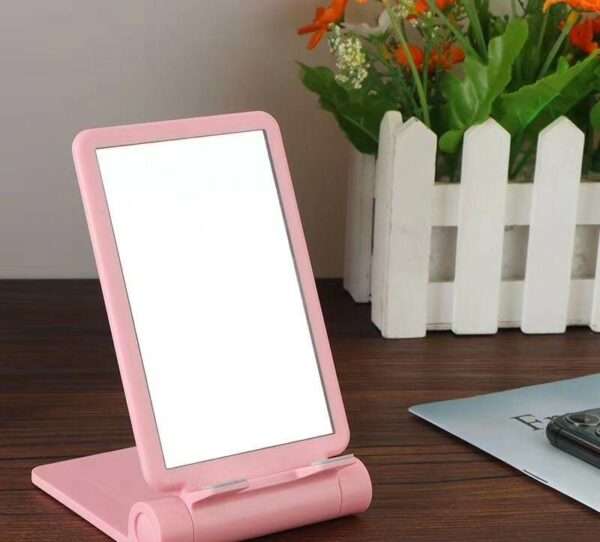 JZ-Y001 Desk Holder Cell phone Tablet With Portable Makeup Mirror