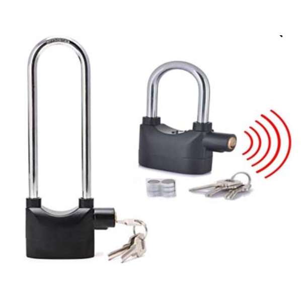 JG769 110 DBA Anti Theft Siren Security Alarm Movement Shock Sensor Lock