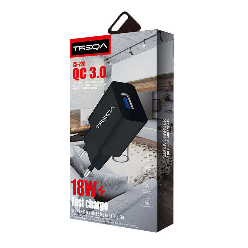 Treqa CS-220 18W Charger With Micro USB Cable